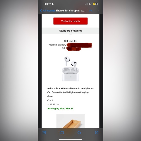 APPLE AIR PODS THIRD GENERATION CASE - Picture 3 of 3